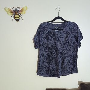 Tek Gear Blue Boxy Relaxed Short Sleeve Tee